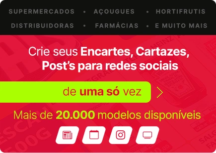 Mais de 20.000 modelos de artes.